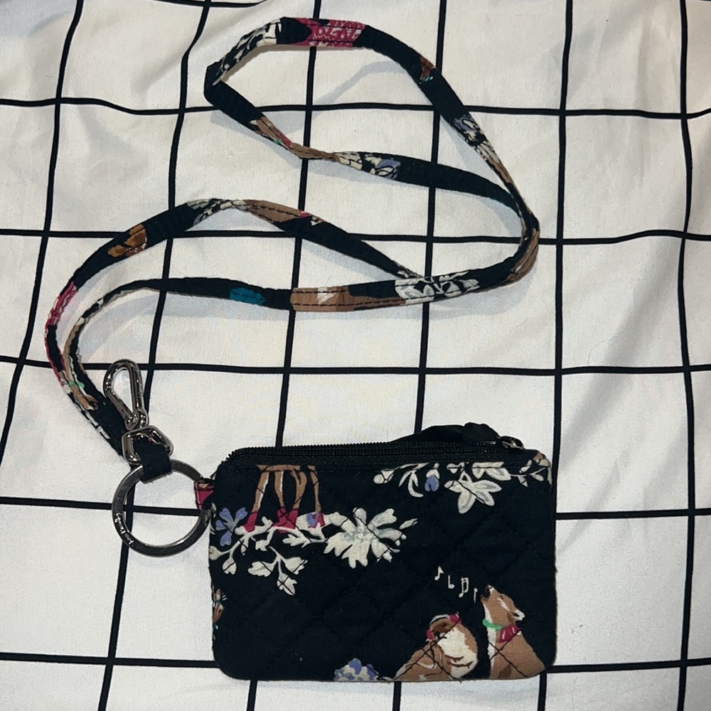 Vera Bradley Coin Purse with Lanyard - Picture 3 of 3